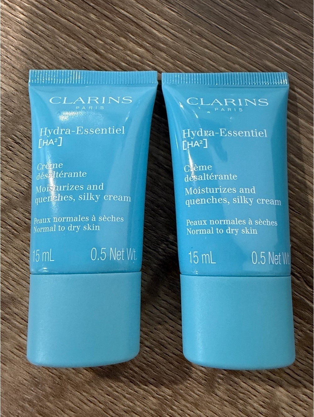 2 x Clarins Hydra-Essentiel HA2 Silky Cream 15 ml NEW